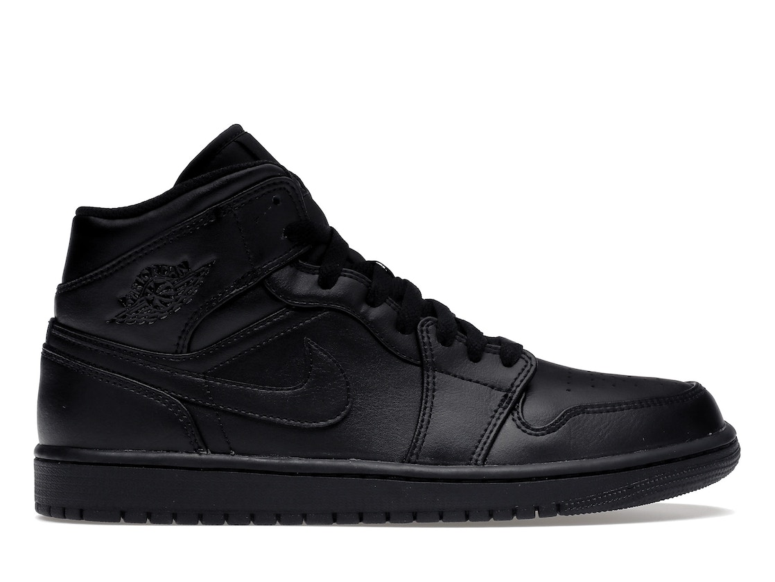 【今なら割引クーポン発行中】!Jordan 1 Mid Triple Black (2022) ナイキ ジョーダン 1 ミッド 554724-093 メンズ スニーカー ランニングシューズ 19SX-20221212210416-007｜HYPE GUARD【公式】店