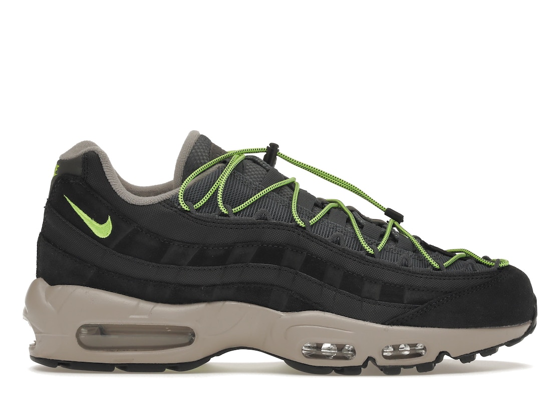 【今なら割引クーポン発行中】!Nike エアマックス 95 ""オフノワール & ボルトアイアングレー"" Air Max 95 ""Speed Lacing Off Noir Volt"" ナイキ エアマックス95 DO6391-001 メンズ スニーカー ランニングシューズ 19SX-20220921122742-047|HYPE GUARD【公式】店