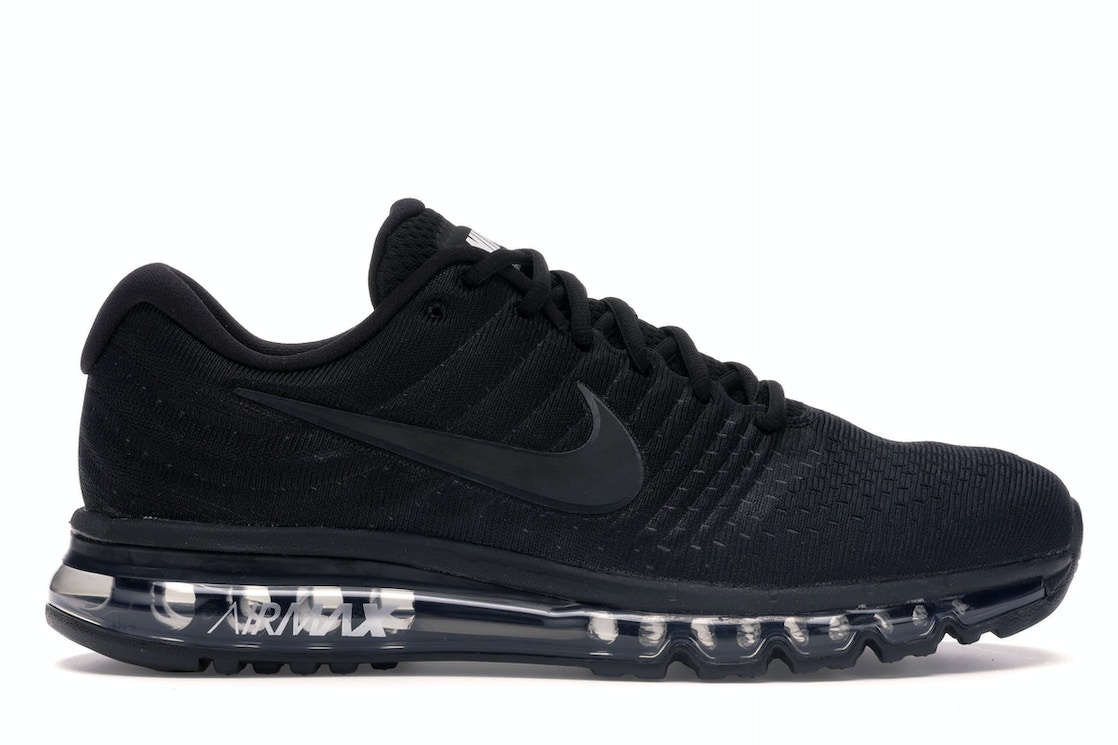 ＼百貨店大売り出し／1000円引き換え証書き著す中！Nike Air Max 2017 Triple Black ナイキ エア湖マックス 2017 849559-004 メンズ スニーカー 駈けっくらシューズ 19SX-20220926144230-030