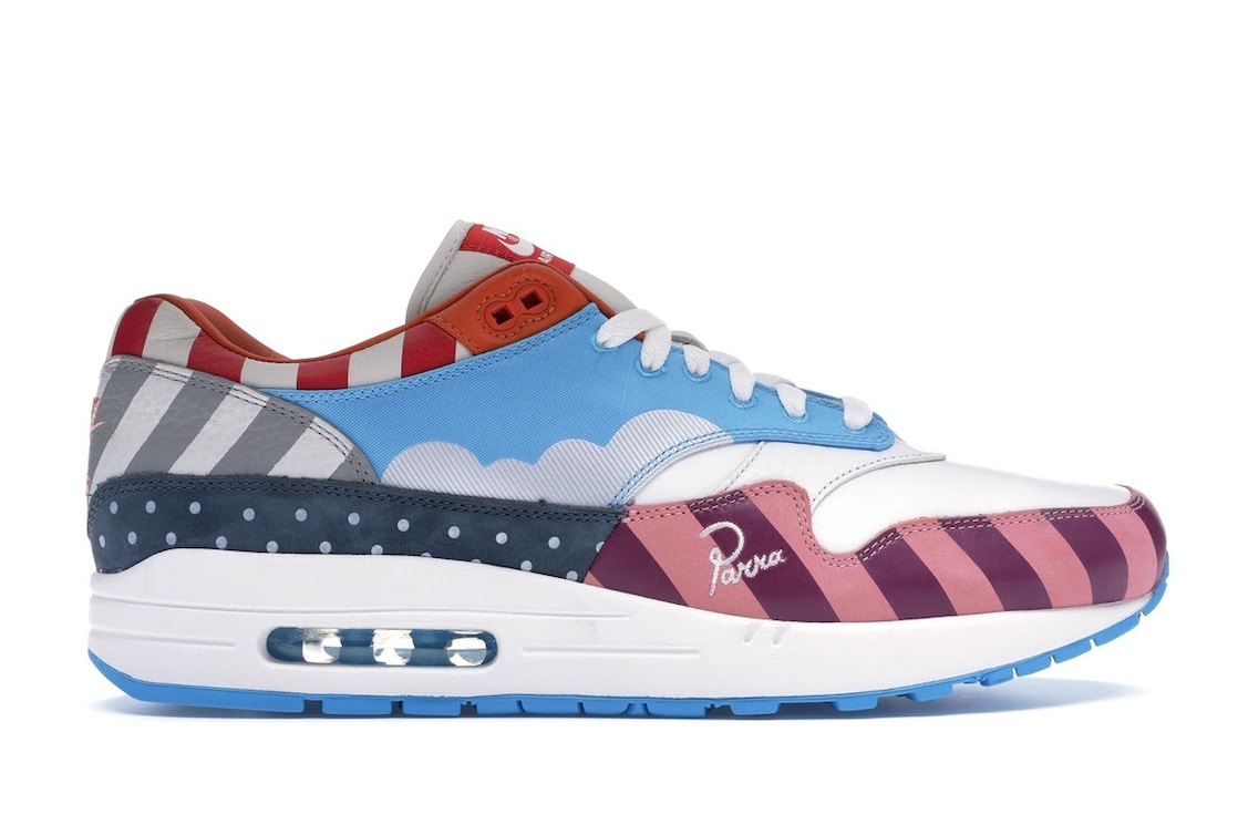 今だけ【1000円クーポン】発行中!!Nike パラ × エア マックス 1 2018 (フレンズ アンド ファミリー) Air Max 1 \"\"Parra (2018) (Friends and Family)\"\" ナイキ パラ × ナイキ エア マックス 1 2018 AQ9973-100 メンズ スニーカー ランニングシューズ