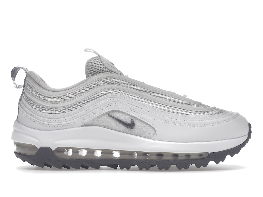 NIKE - NIKE エアマックス97 ゴルフ シューズ シルバーバレット Amazon.co.jp: Nike (ナイキ) エアマックス 97 ゴルフ シルバー