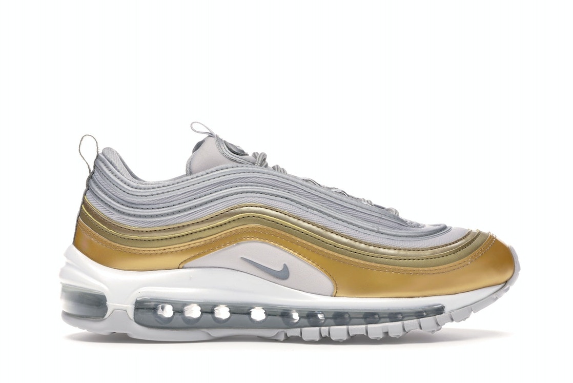 【今なら割引クーポン発行中】!Nike ウィメンズ エア マックス 97 ""メタリックゴールド"" Air Max 97 ""Vast Grey Metallic Gold (Women's)"" ナイキ エア マックス 97 AQ4137-001 ウィメンズ レディース スニーカー ランニングシューズ 19SX-20221004163918-035｜HYPE GUARD【公式】店