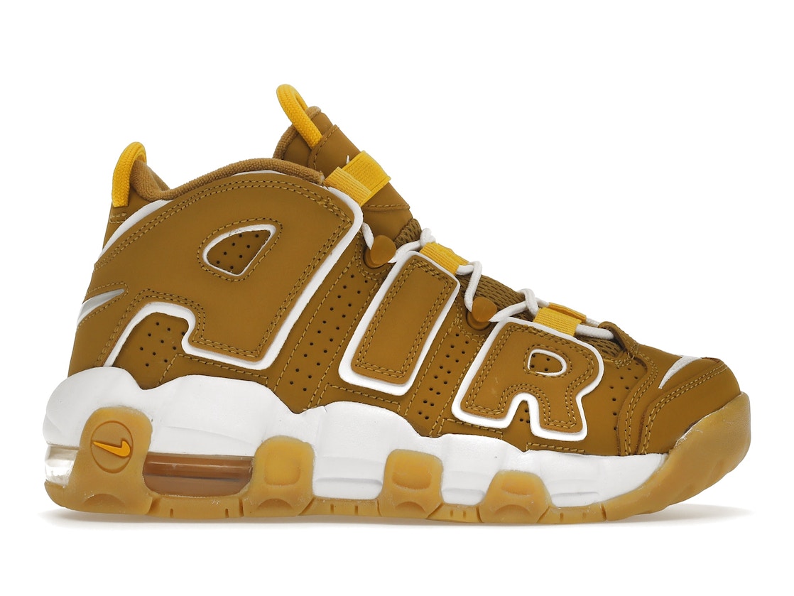 【今なら割引クーポン発行中】!Nike GS エア モア アップテンポ ウィート (キッズ) Air More Uptempo ""Wheat (GS)"" ナイキ エア モア アップテンポ ウィート DQ4713-700 大人も履ける キッズモデル レディース スニーカー キッズスニーカー ベビーシューズ｜HYPE GUARD【公式】店