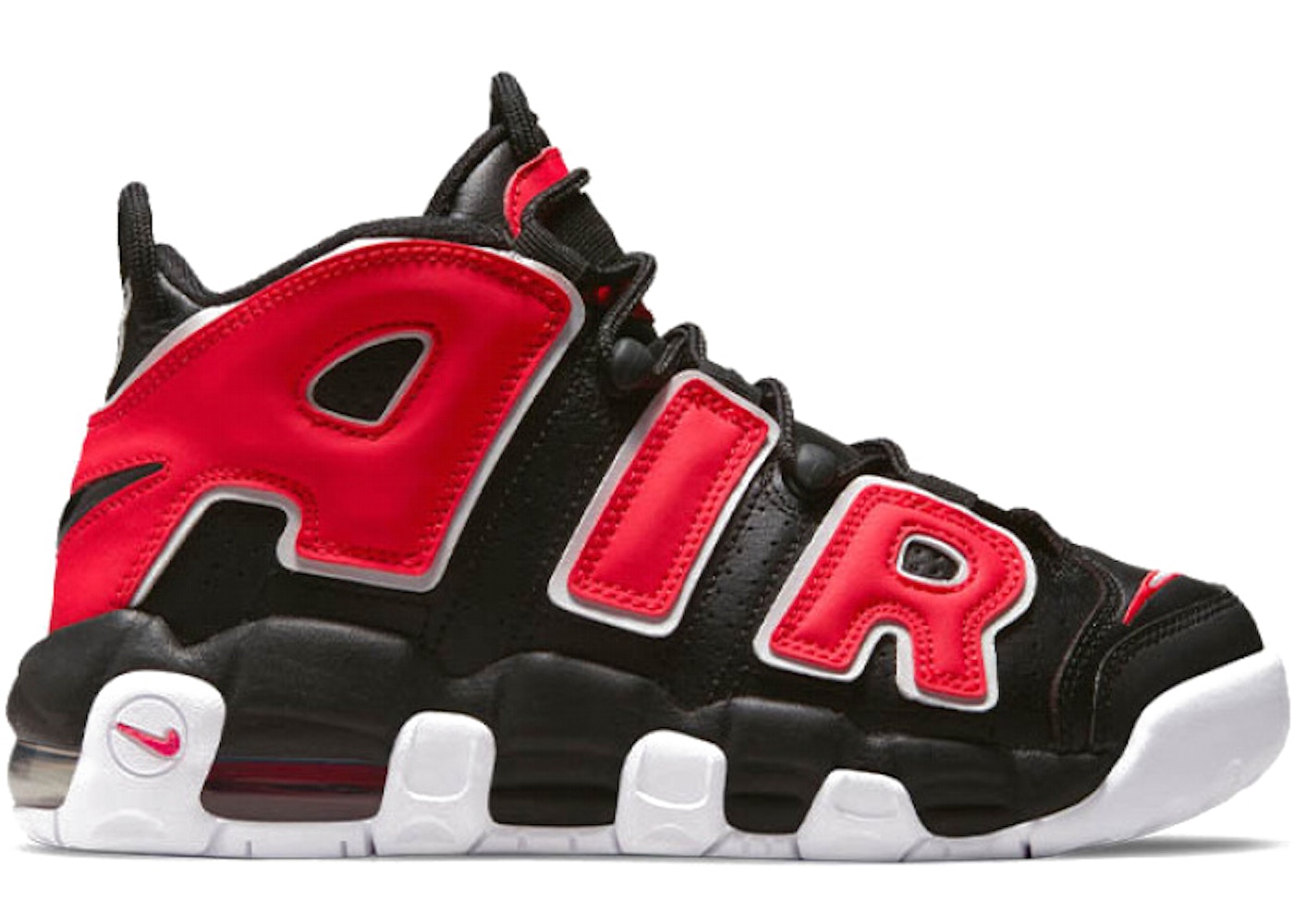 【今なら割引クーポン発行中】!Nike GS エア モア アップテンポ ""ブレッド"" Air More Uptempo ""Bred (GS)"" ナイキ エア モア アップテンポ DM3190-001 大人も履ける キッズモデル レディース スニーカー キッズスニーカー ベビーシューズ|HYPE GUARD【公式】店