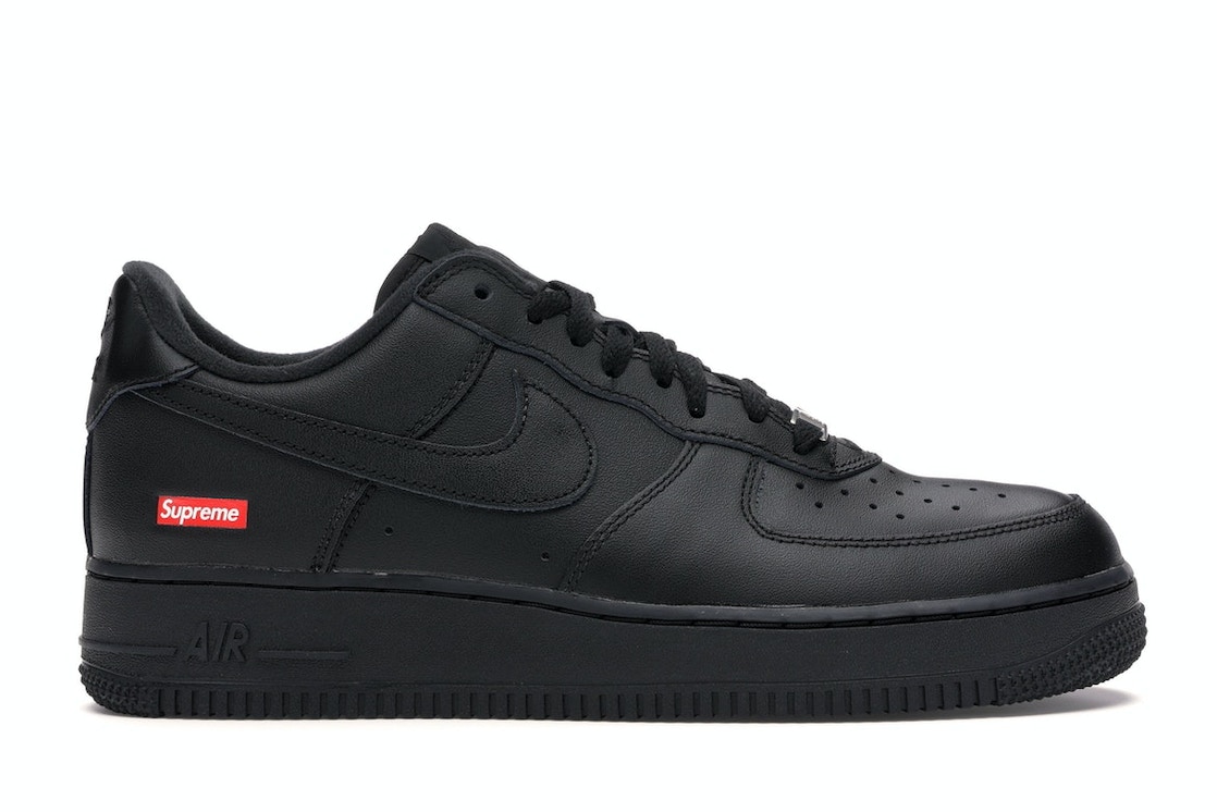 数量限定【1000円クーポン】Nike シュプリーム × エア フォース 1 ロー ブラック Air Force 1 Low \