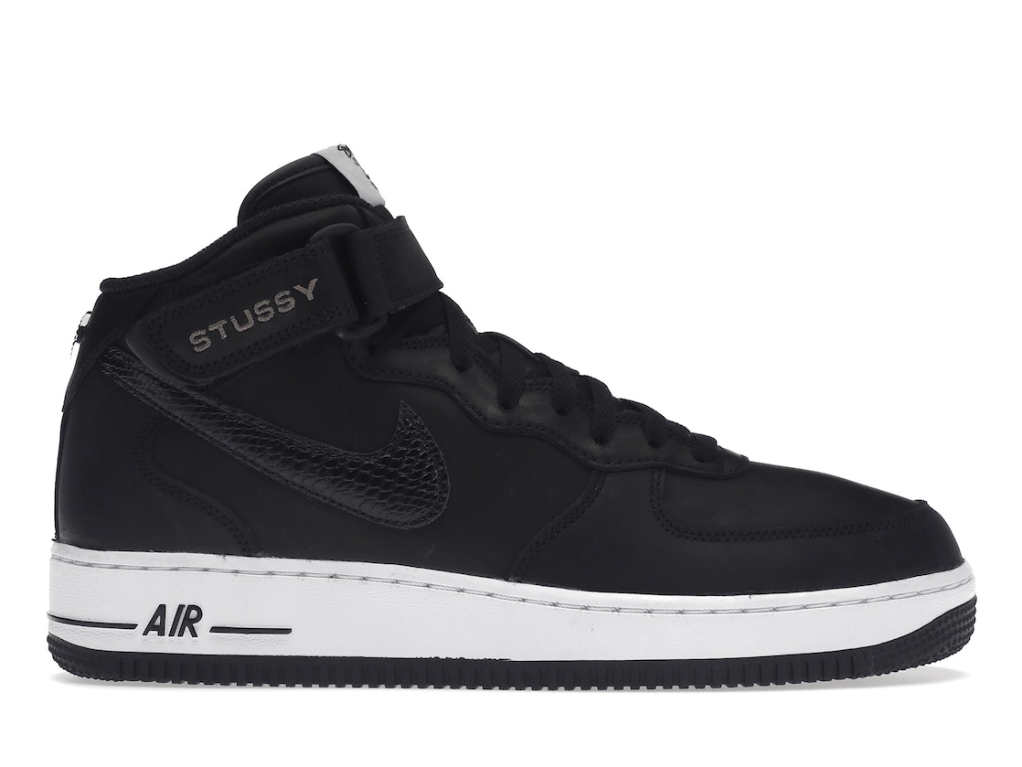 数量限定【1000円クーポン】Nike ステューシー × エア フォース 1 ミッド ブラック ホワイト Air Force 1 Mid \