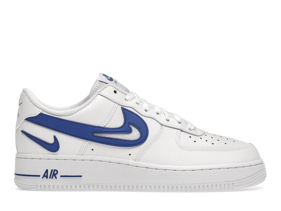 【今なら割引クーポン発行中】Nike Air Force 1 Low '07 FM Cut Out Swoosh White Game Royal ナイキ エア フォース 1 ロー FM DR0143-100 メンズ スニーカー ランニングシューズ 19SX-20221028101132-061