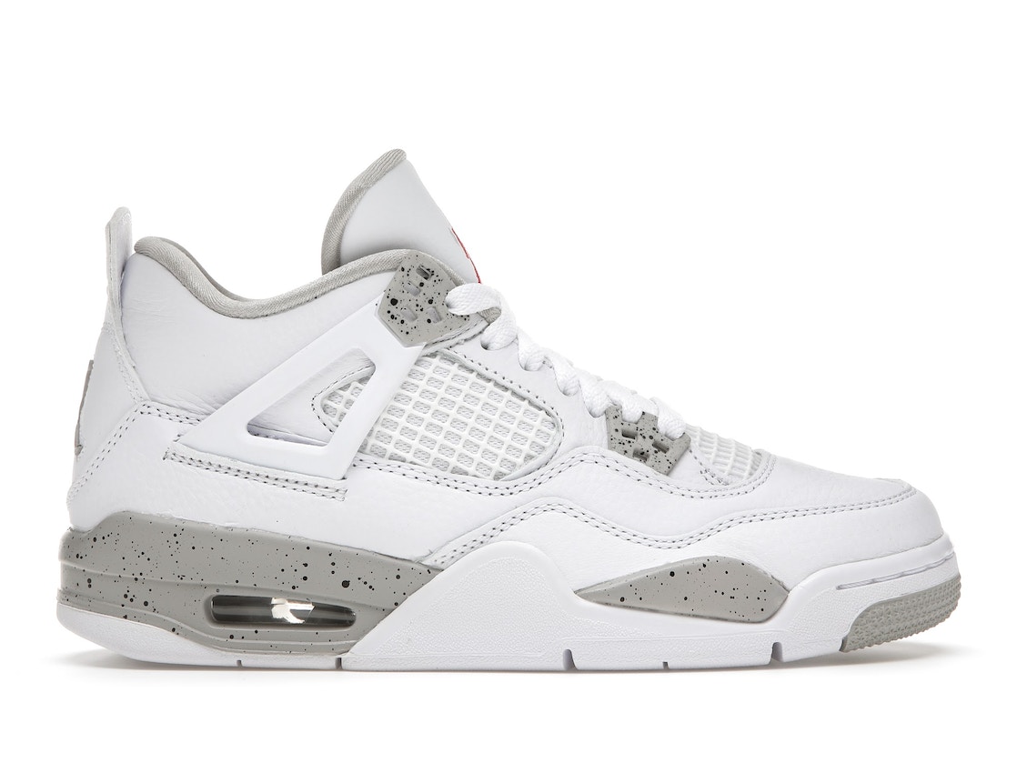 【今なら割引クーポン発行中】!Jordan ナイキ GS エアジョーダン 4 ""テックホワイト"" 4 Retro ""White Oreo (2021) (GS)"" ナイキ エアジョーダン 4 DJ4699-100 大人も履ける キッズモデル レディース スニーカー キッズスニーカー ベビーシューズ｜HYPE GUARD【公式】店