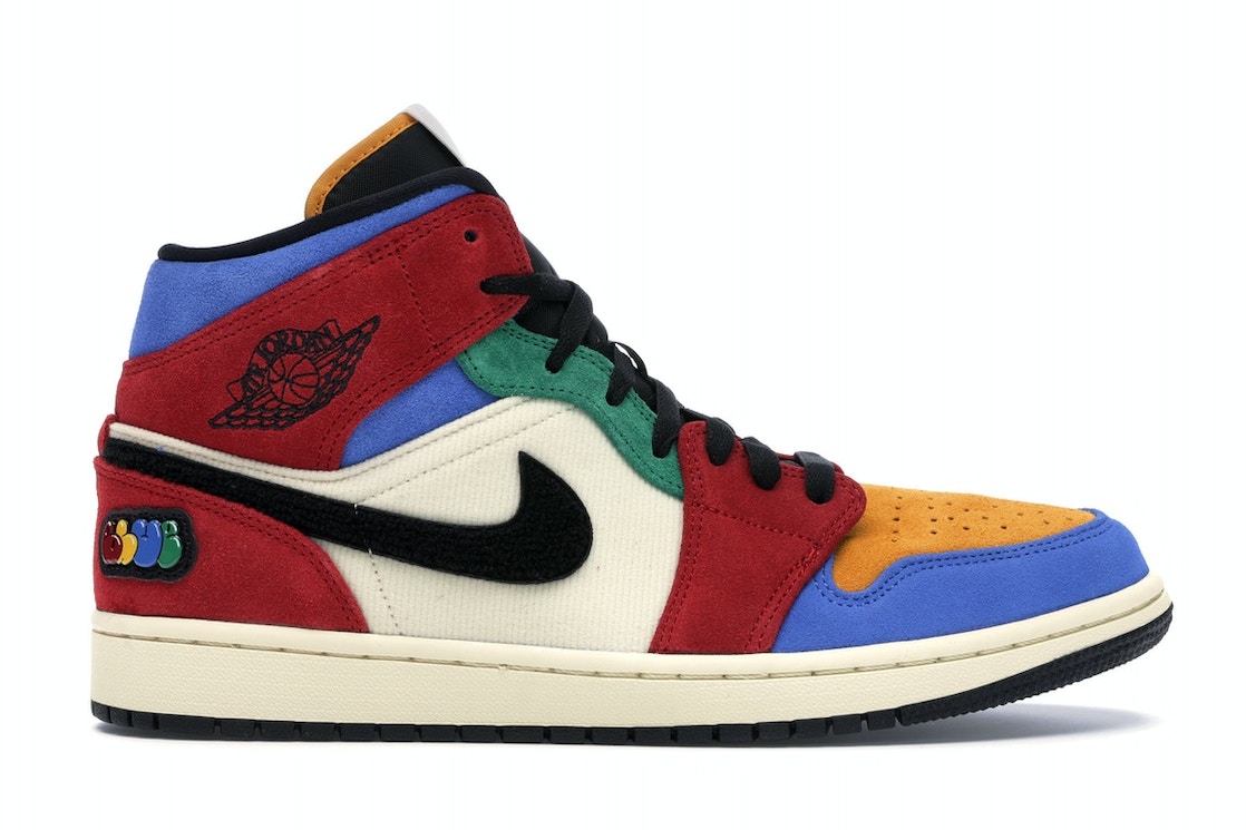 【今なら割引クーポン発行中】Jordan ブルーザグレート×ナイキ エアジョーダン1 ミッド フィアレス マルチ 1 Mid SE \