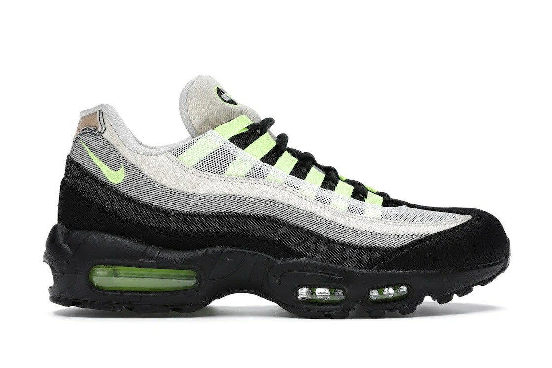＼百貨店大売り出し／1000円クーポン券振り出し中！Nike デンハム × ナイキ エア湖マックス95 “VOLT“ Nike Air Max 95 “Denham“ ナイキ デンハム × エア湖マックス95 DD9519-001 メンズ スニーカー 駈けっくらシューズ 19SX-20230808163929-020