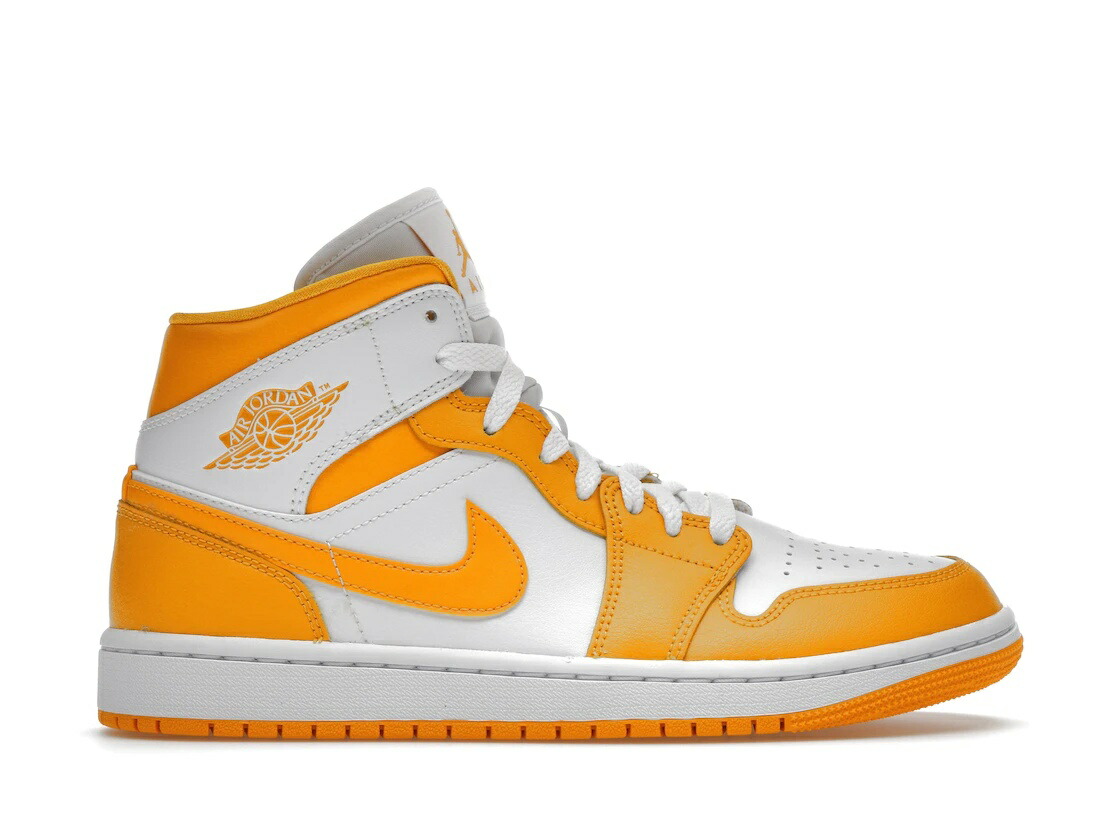 【今なら銀行割引クーポン券振り出し中】Jordan ナイキ ウィメンズ エアジョーダン1 ミッド “檸檬“ Jordan 1 Mid “White University Gold (Women\u0027s)“ Jordan BQ6472-117 ウィメンズ レディース スニーカー 駈けっくらシューズ 19SX-20230909102508-165