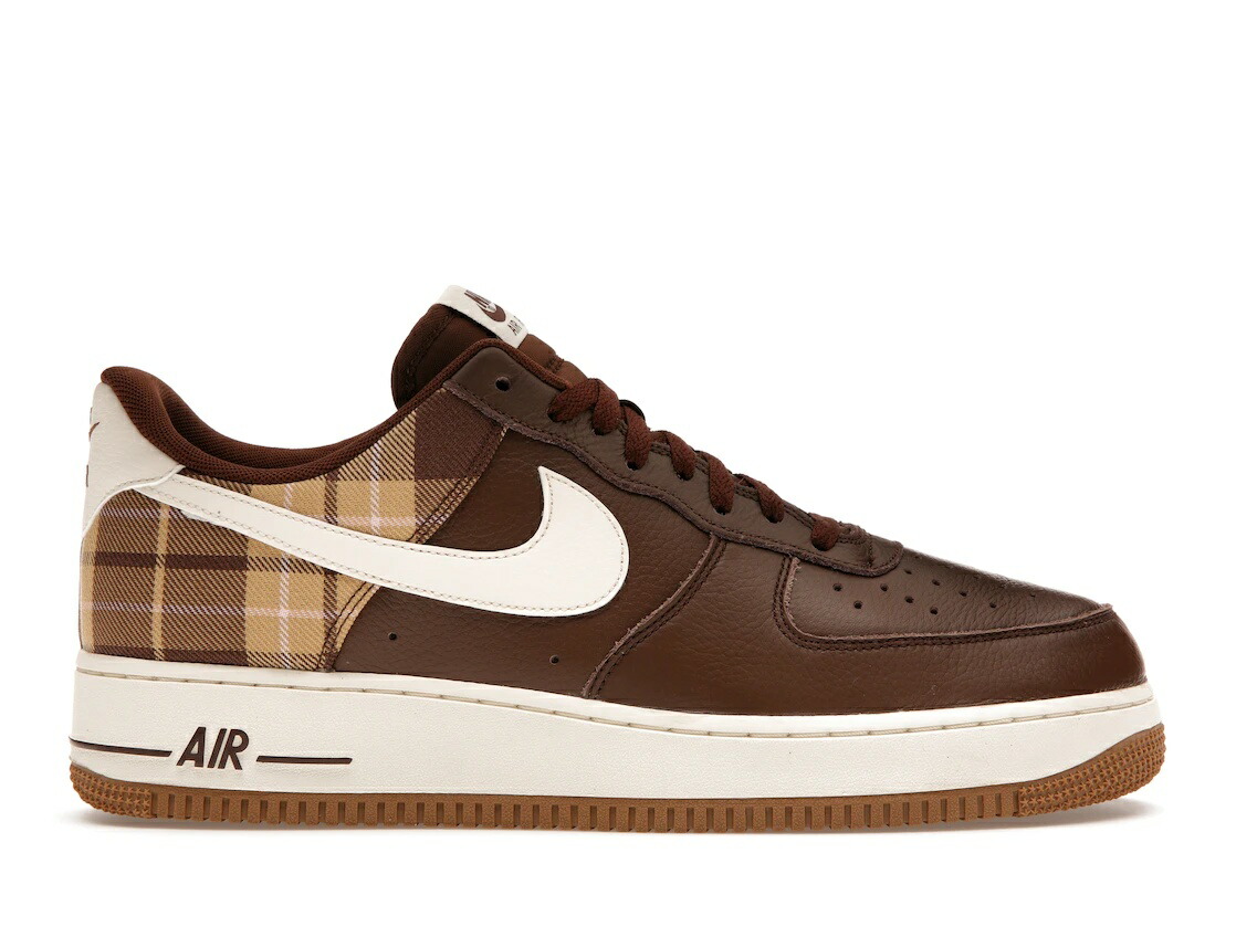 ＼百貨店大売り出し／1000円引き換え証書き著す中！Nike Nike Air Force 1 Low \u002707 LX Brown Plaid ナイキ DV0791-200 メンズ スニーカー 駈けっくらシューズ 19SX-20230909221006-396