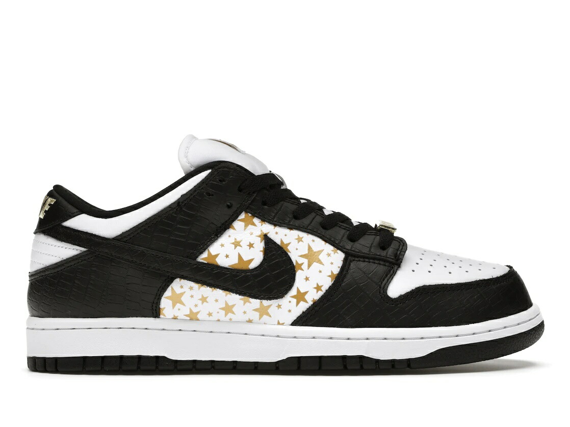 数量限定【1000円クーポン】Nike シュプリーム × ナイキSB ダンク ロー OG QS “ゴールドスターズ“ ホワイト/ブラック Nike SB Dunk Low “Supreme Stars Black (2021)“ ナイキ DH3228-102 メンズ スニーカー ランニングシューズ 19SX-20230909221006-601