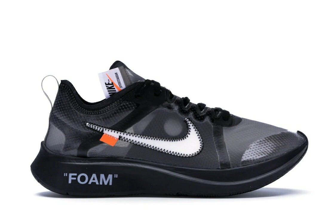 【今なら割引クーポン発行中】Nike オフホワイト×ナイキ ズームフライ ブラック Nike Zoom Fly “Off-White Black Silver“ ナイキ AJ4588-001 メンズ スニーカー ランニングシューズ 19SX-20230909221006-622