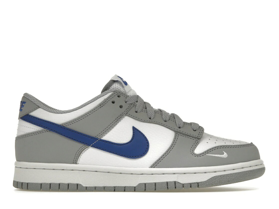数量限定【1000円クーポン】Nike Nike Dunk Low Mini Swoosh Wolf Grey Game Royal (GS) ナイキ FN3878-001 大人も履ける キッズモデル ウィメンズ レディース スニーカー ランニングシューズ キッズスニーカー ベビーシューズ 19SX-20230908234807-036