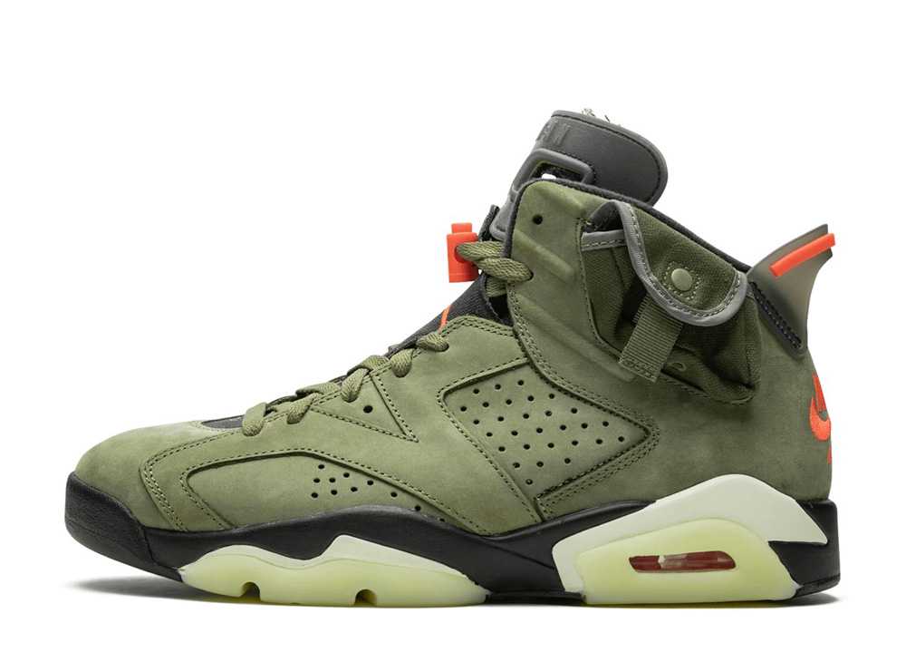 今だけ【1000円クーポン】発行中!!Nike トラヴィス・スコット × ナイキ エアジョーダン6 レトロ ミディアム オリーブ ナイキ CN1084-200 メンズ スニーカー ランニングシューズ 21SN-CN1084-200