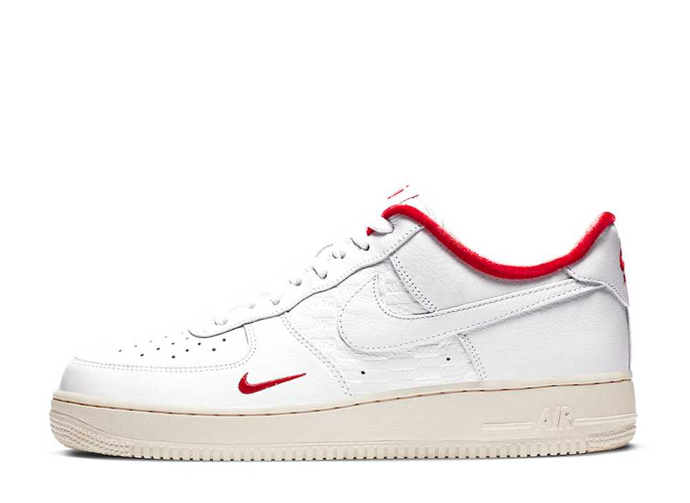 継続期間制限事項【1000円OFF】クーポン券！Nike 口付け × ナイキ 空軍1 置き目 白いこと/赤いこと ナイキ CZ7926-100 メンズ スニーカー 駈けっくらシューズ 21SN-CZ7926-100 スニーカー-メンズ靴-靴