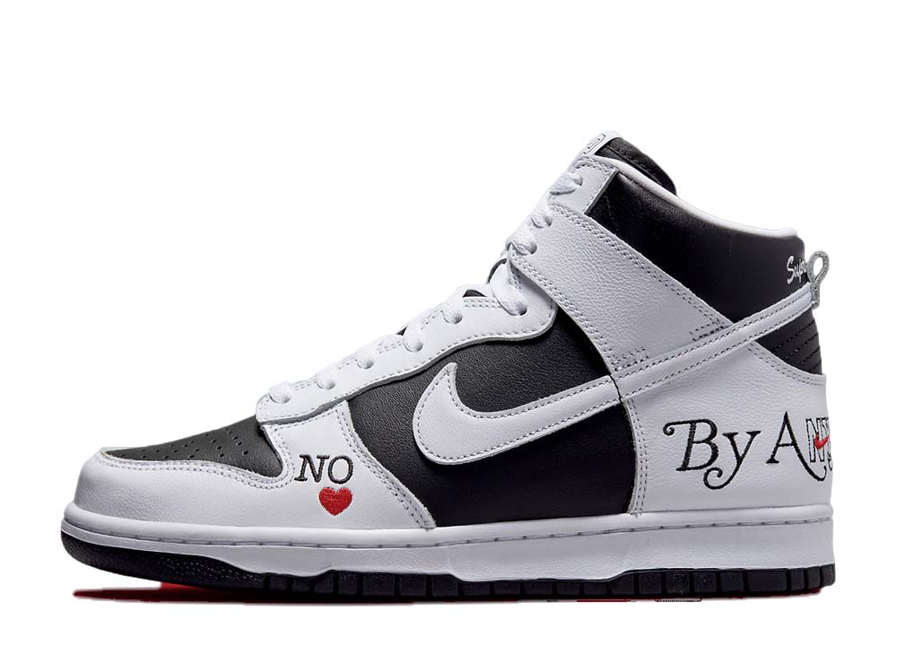 数量限定【1000円クーポン】Nike シュプリーム × ナイキ SB ダンク ハイ バイ エニー ミーンズ ホワイト ブラック ナイキ DN3741-002 メンズ スニーカー ランニングシューズ 21SN-DN3741-002