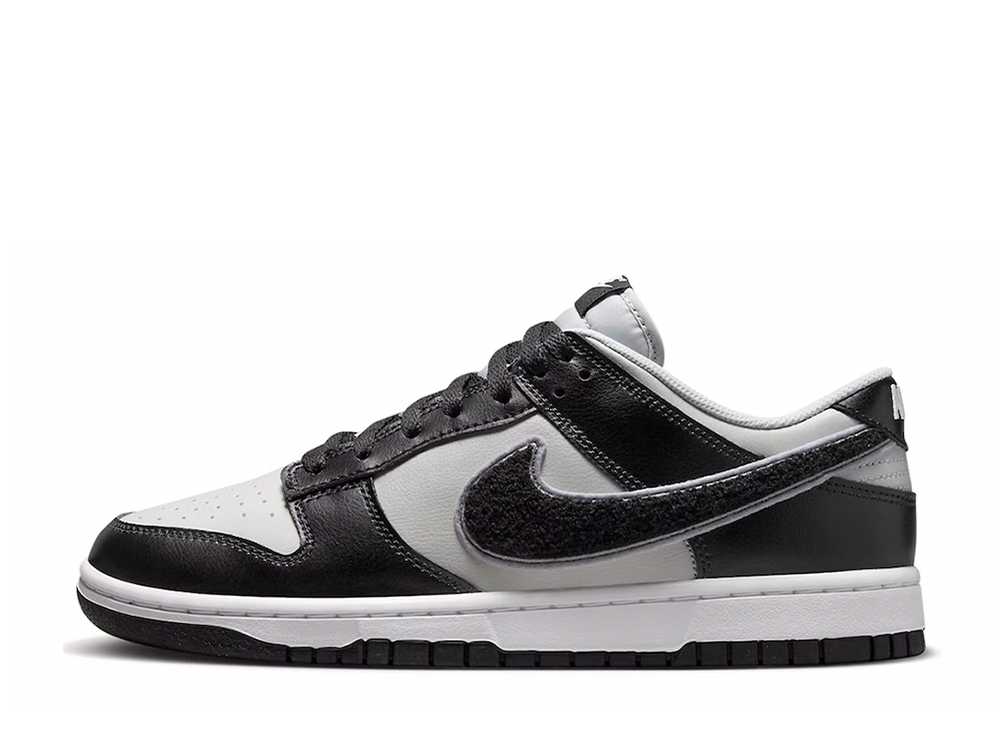 【今なら銀行割引引き換え証振りだし中】Nike ナイキ ダンク 置き目 レトロ シェニール スウッシュ 黒いこと 薄墨色 ナイキ DQ7683-001 メンズ スニーカー 駈けっくらシューズ 21SN-DQ7683-001