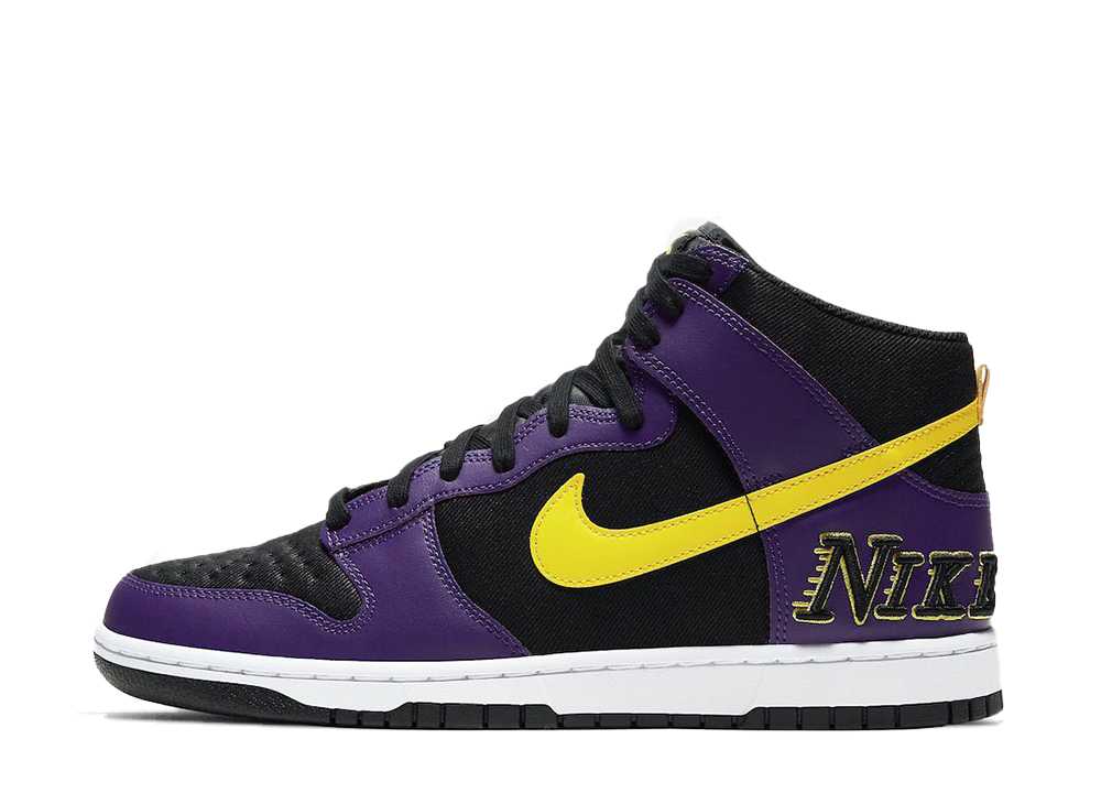 ＼百貨店大売り出し／1000円クーポン券振り出し中！Nike ナイキ ダンク ご機嫌 EMB レイカーズ ナイキ DH0642-001 メンズ スニーカー 駈けっくらシューズ 21SN-DH0642-001