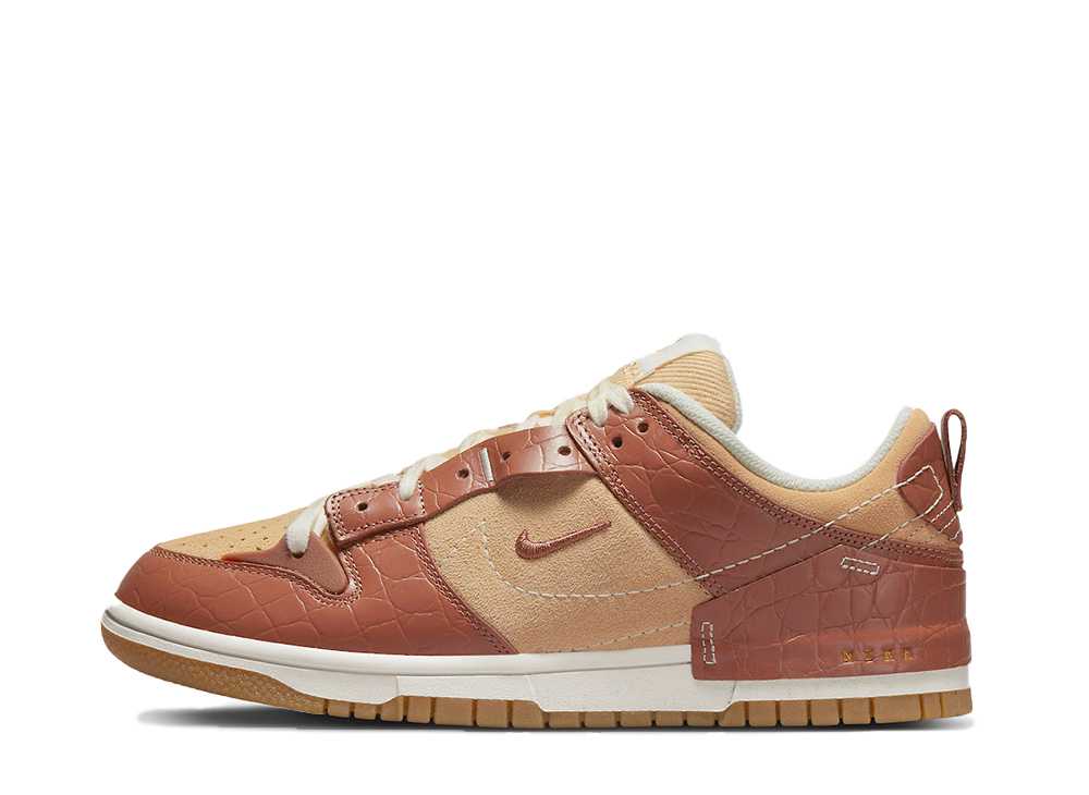 今だけ【1000円クーポン】発行中!!Nike ナイキ ウィメンズ ダンク ロー ディスラプト2 ブラウンクロコ/ミネラルクレイ ナイキ DV1026-215 ウィメンズ レディース スニーカー ランニングシューズ 21SN-DV1026-215