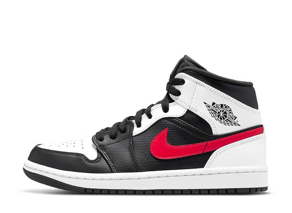 今だけ【1000円クーポン】発行中!!Nike ナイキ エアジョーダン1 ミッド ブラック/チリレッド/ホワイト ナイキ 554724-075 メンズ スニーカー ランニングシューズ 21SN-554724-075