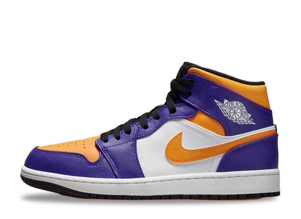 楽天市場】NIKE AIR JORDAN 1 MID 【LAKERS】 ナイキ エア