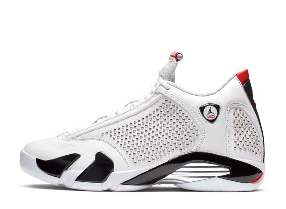 ＼百貨店大売り出し／1000円クーポン券振り出し中！Nike シュプリーム × ナイキ エアジョーダン14 白いこと/赤いこと ナイキ BV7630-106 メンズ スニーカー 駈けっくらシューズ 21SN-BV7630-106