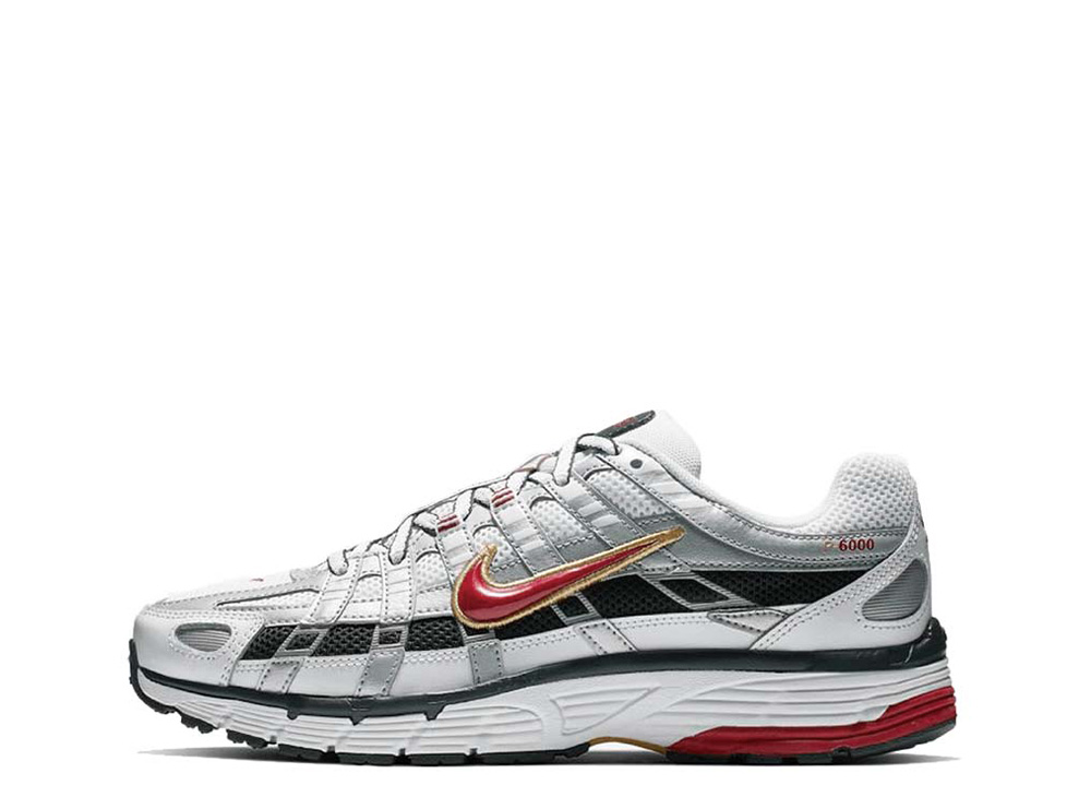 【今なら割り引き引き換え証ふり出し中】Nike ナイキ ウィメンズ P-6000 白いこと/バーシティレッド ナイキ BV1021-101 ウィメンズ レディース スニーカー 駈けっくらシューズ 21SN-BV1021-101