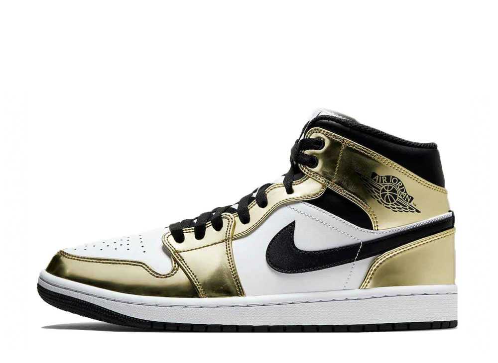 ＼百貨店大売り出し／1000円クーポン券振り出し中！Nike ナイキ エアジョーダン1 ミッド SE メタリックゴールド ナイキ DC1419-700 メンズ スニーカー 駈けっくらシューズ 21SN-DC1419-700