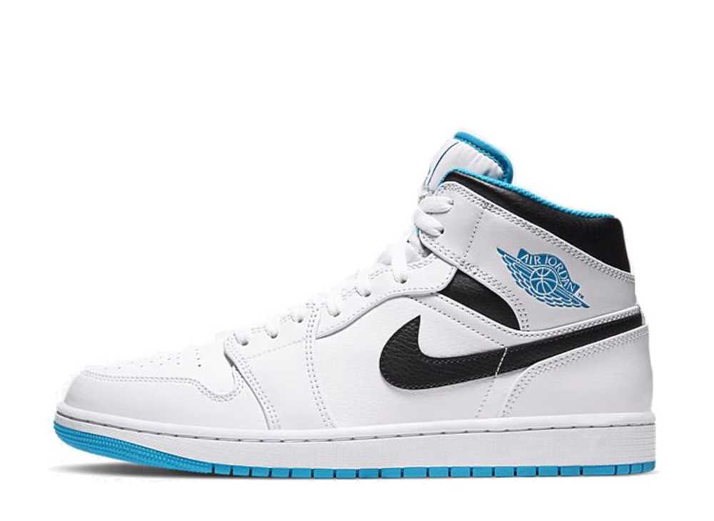 ＼百貨店大売り出し／1000円クーポン券振り出し中！Nike ナイキ エアジョーダン1 ミッド 白いこと/レーザ青み ナイキ 554724-141 メンズ スニーカー 駈けっくらシューズ 21SN-554724-141