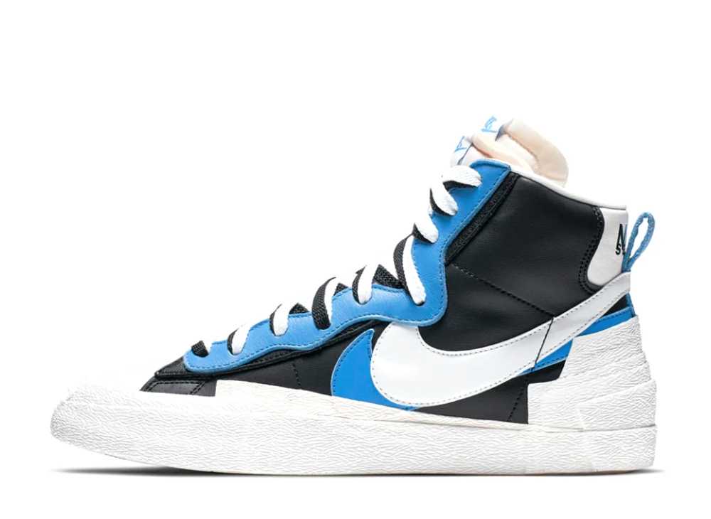 6/15【1000円割り引き引き換え証】Nike サカイ × ナイキ ブレーザーミッド 黒いこと/青色 ナイキ BV0072-001 メンズ スニーカー 駈けっくらシューズ 21SN-BV0072-001