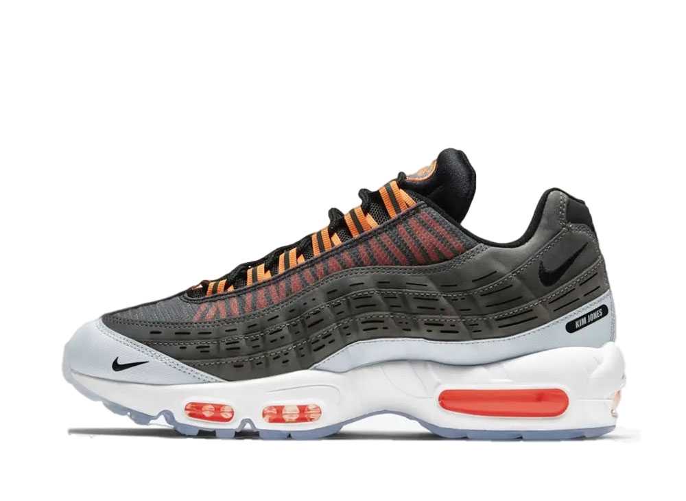 【今なら割引クーポン発行中】Nike キム・ジョーンズ × ナイキ エアマックス95 ブラック/トータルオレンジ ナイキ DD1871-001 メンズ スニーカー ランニングシューズ 21SN-DD1871-001