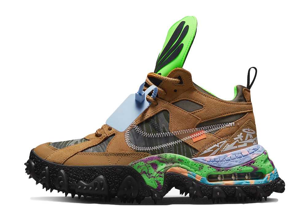 数量限定【1000円クーポン】Nike オフホワイト × ナイキ エアテラフォーマ ウィート アンド グリーンストライク ナイキ DQ1615-700 メンズ スニーカー ランニングシューズ 21SN-DQ1615-700