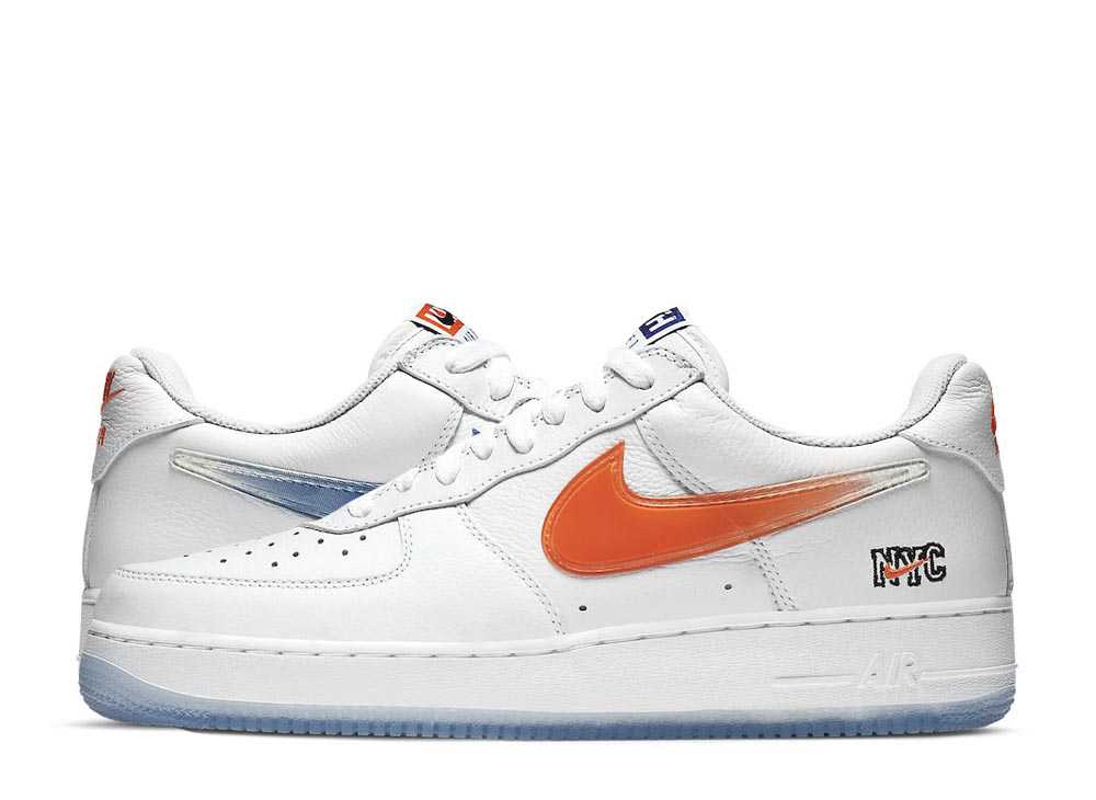 【今なら割引クーポン発行中】!Nike キス &times; ナイキ エアフォース1 ロー ホワイト/ラッシュブルー/ホワイト/ブリリアントオレンジ ナイキ CZ7928-100 メンズ スニーカー ランニングシューズ 21SN-CZ7928-100｜HYPE GUARD【公式】店
