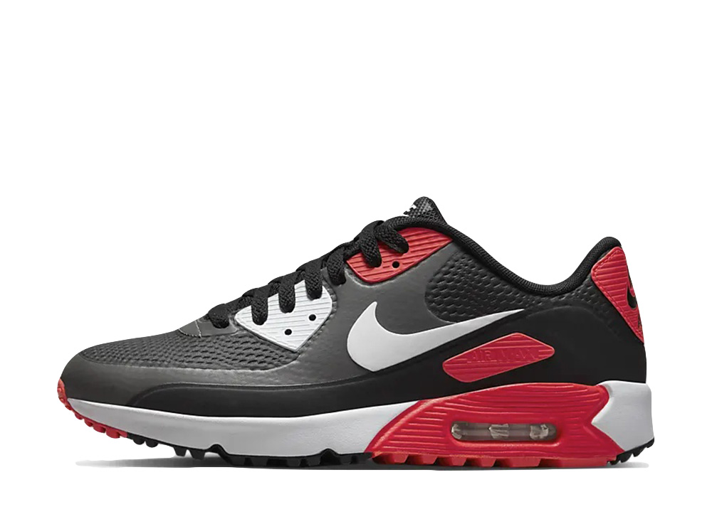 【今なら割引クーポン発行中】!Nike ナイキ エアマックス90 ゴルフ アイアングレー/ブラック/インフラレッド23/ホワイト ナイキ CU9978-010 メンズ スニーカー ランニングシューズ 21SN-CU9978-010|HYPE GUARD【公式】店