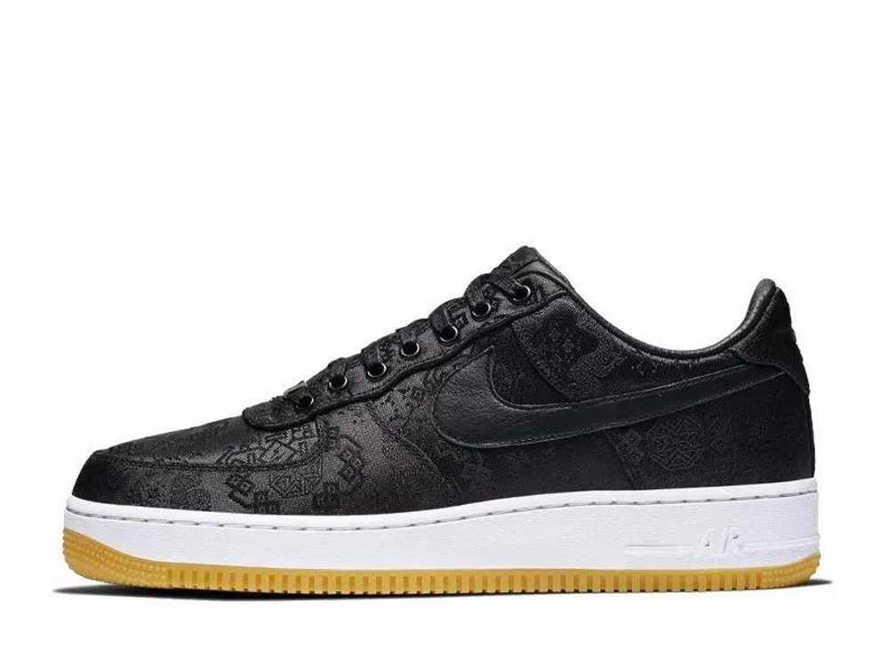Nike × CLOT × FRAGMENT Air Force 1 PRM - エアフォースワン Nike × CLOT × FRAGMENT】Air Force 1 Premium “Black Silk”が11