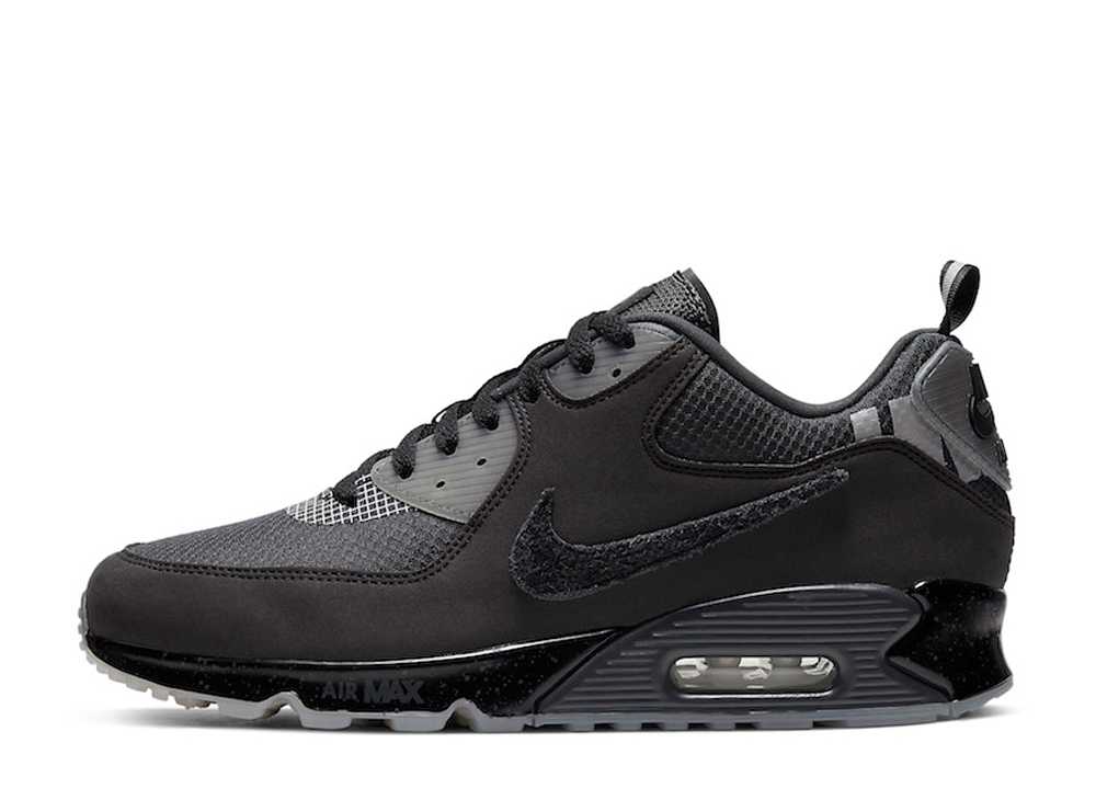 6/15【1000円割り引き引き換え証】Nike アンディフィーテッド×ナイキ 大気圏マックス90 黒いこと/混雑時サクラ色 ナイキ CQ2289-002 メンズ スニーカー 駈けっくらシューズ 21SN-CQ2289-002
