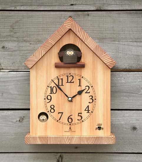 新築祝 木の時計 送料無料 置き時計 手作り時計工房 キコリ 店 置き時計 掛け時計 結婚祝 キコリの時計 木の振子時計 壁掛時計 バードハウスの時計 壁掛時計 キコリの時計 100 品質保証