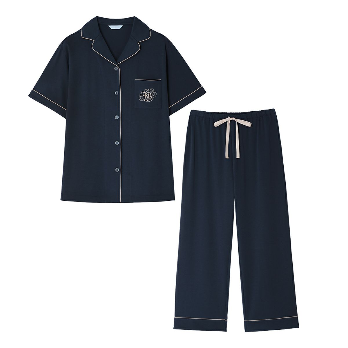 KID BLUE / キッドブルー 25グレイスフルコットン[半袖パジャマ]