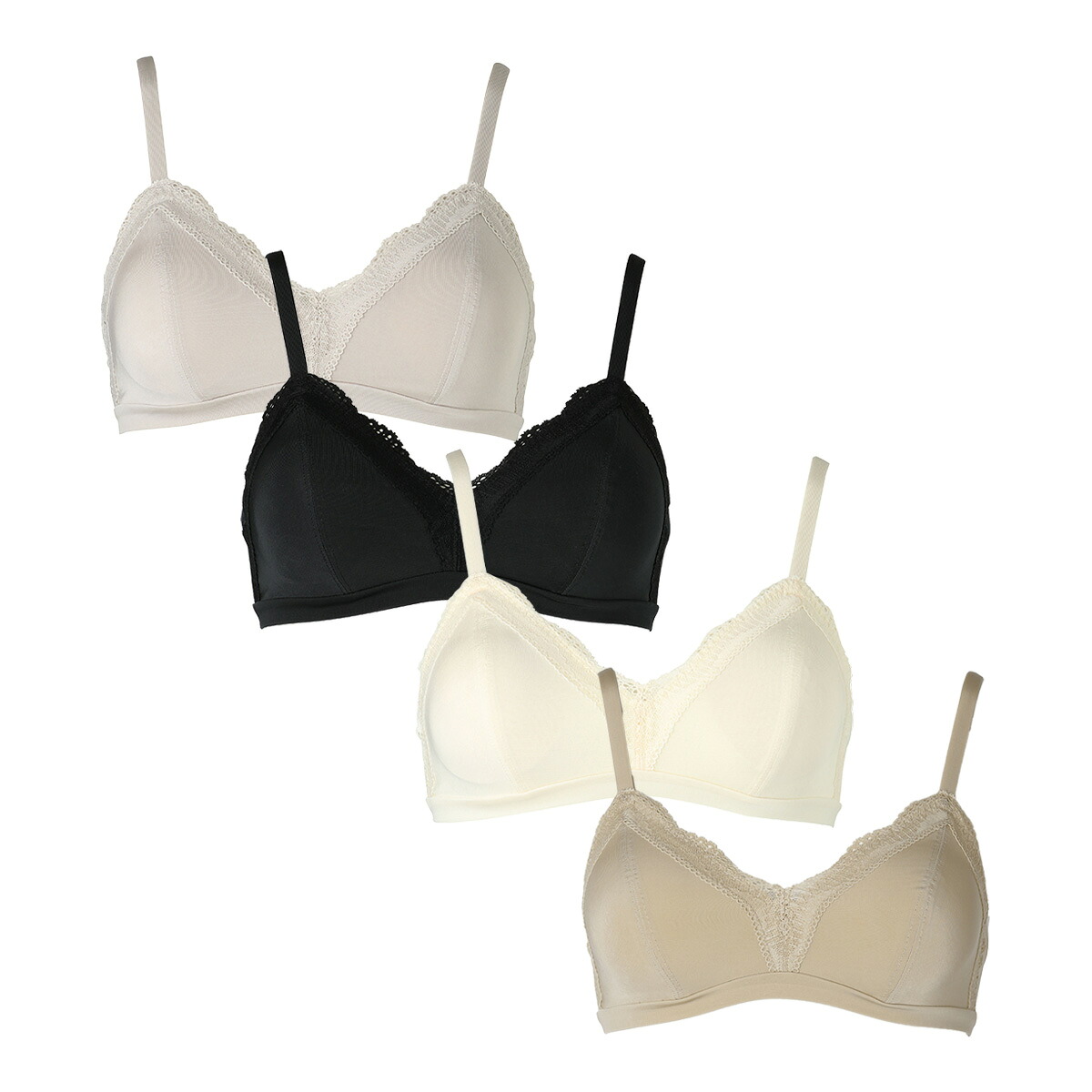 KID BLUE / キッドブルー 24ベンベルグベア天[フックアイソフトブラジャー(ノンワイヤー)]｜KID BLUEキッドブルー店