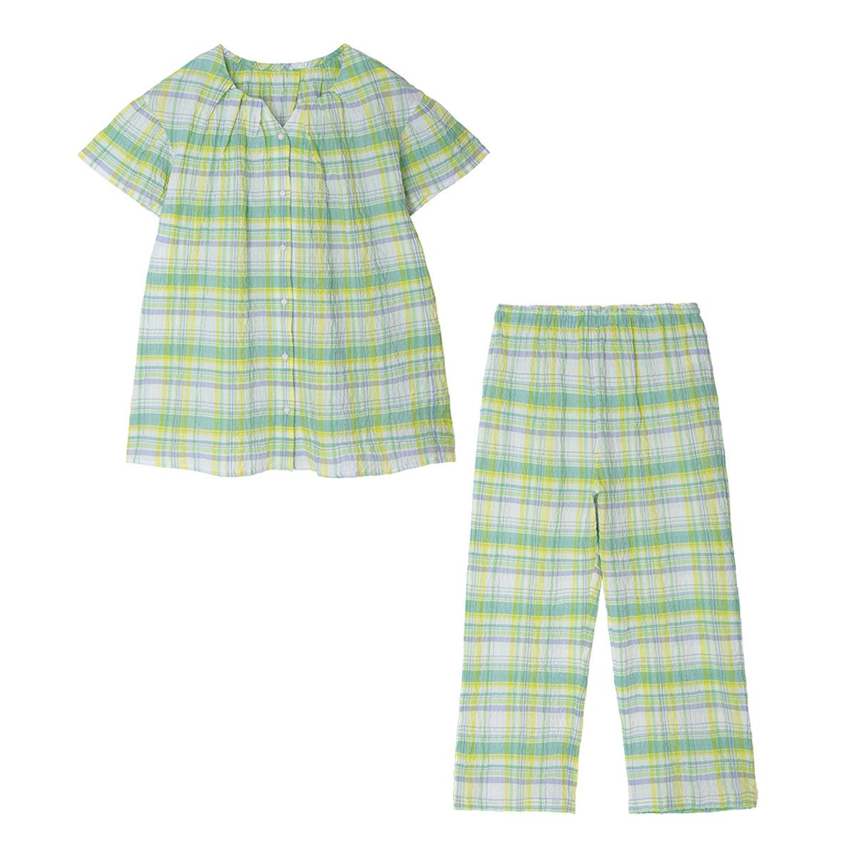 【マラソン限定クーポン対象！】 KID BLUE / キッドブルー 25シャーリングチェック[半袖パジャマ] 9,856円