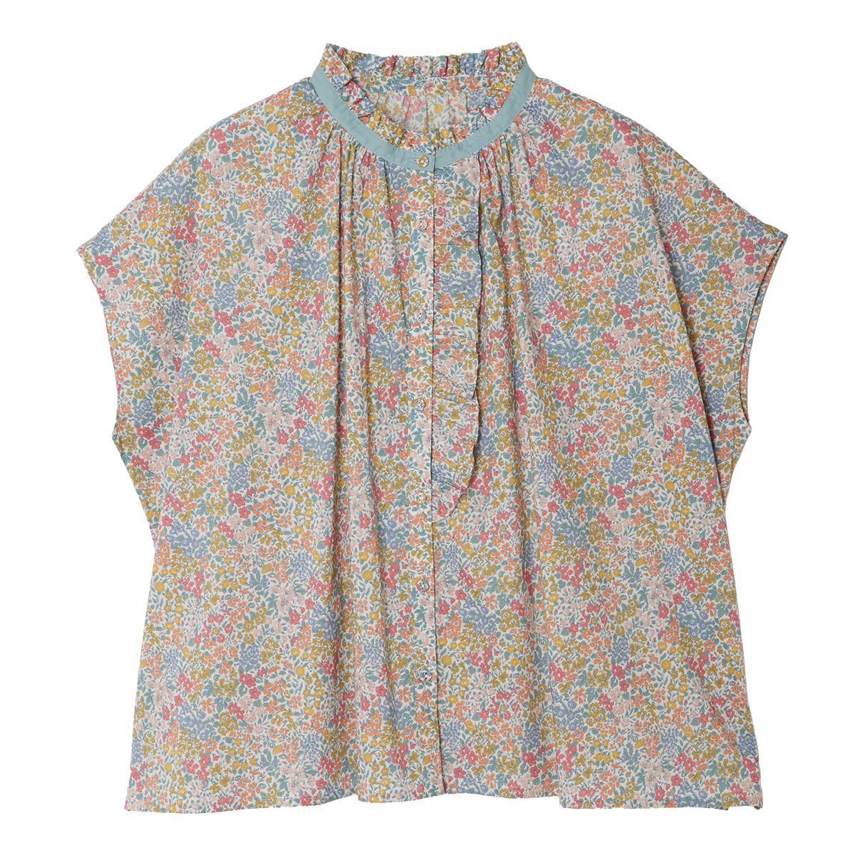 KID BLUE / キッドブルー 26LIBERTYプリント[半袖トップス]