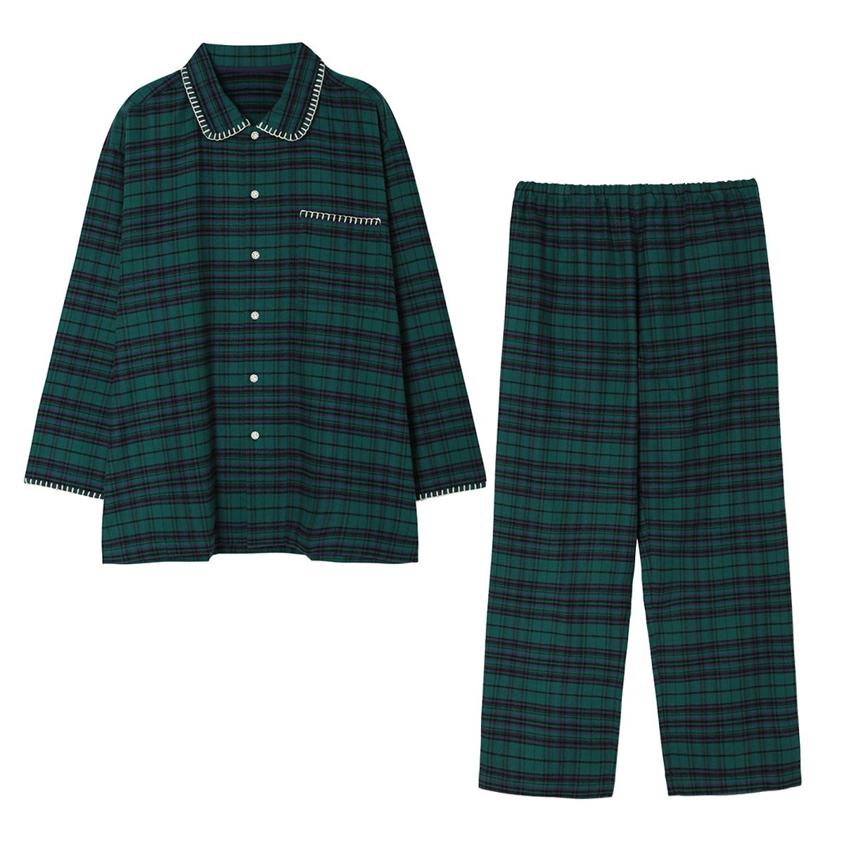 【SALE！】KID BLUE / キッドブルー 24ネルタータンチェック[長袖パジャマ]｜KID BLUEキッドブルー店