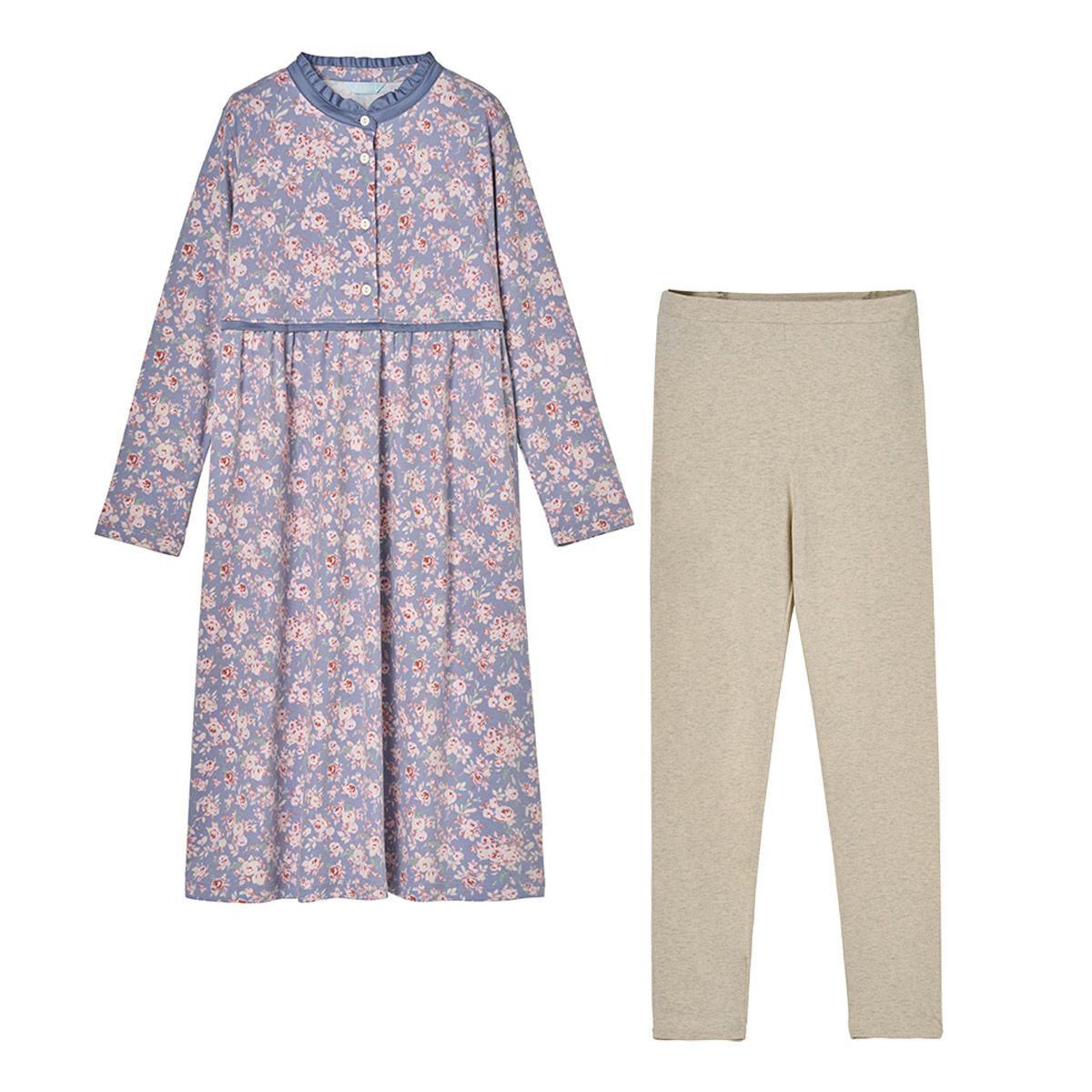 【SALE！】KID BLUE / キッドブルー エディスフラワーN[長袖ナイティ]｜KID BLUEキッドブルー店