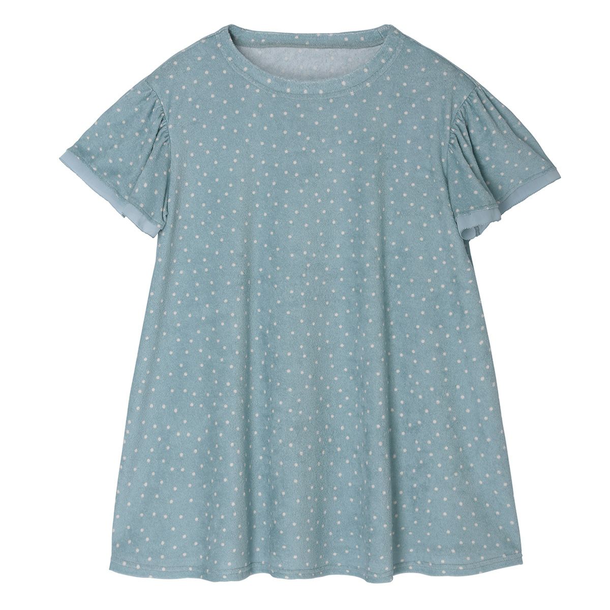 【マラソン限定クーポン対象！】 KID BLUE / キッドブルー 25ガーゼパイルドット[半袖トップス]