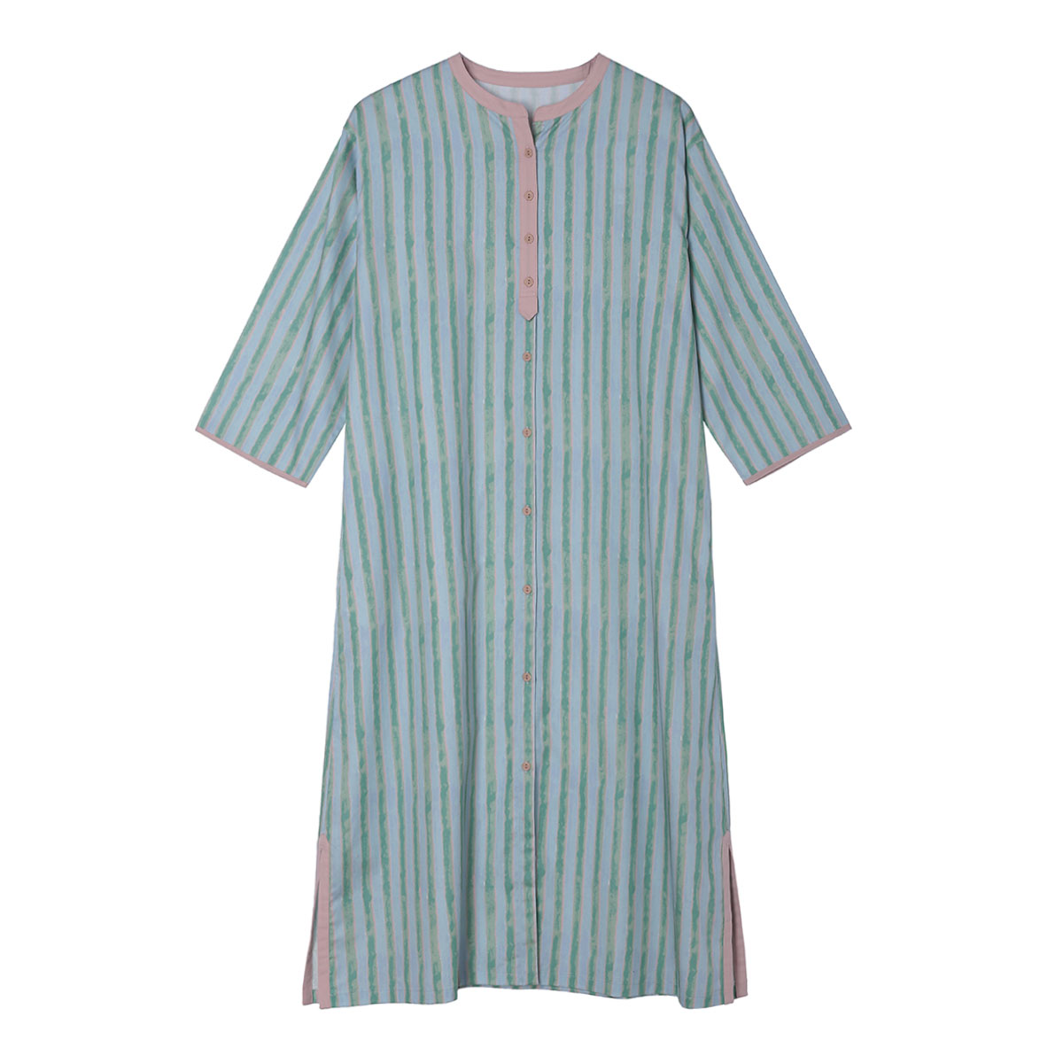KID BLUE / キッドブルー 26ウォータリングストライプ[8分袖ナイティ]｜KID BLUEキッドブルー店