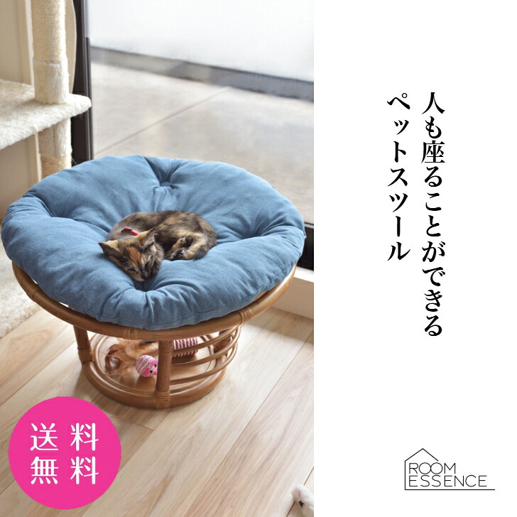 製造会社直送 腰かけ 愛玩動物棲み家 愛玩動物ベット 貨物輸送無料 犬 猫 愛玩動物 座蒲団付き添い人 居敷き 裏なし 籐 居敷き 愛くるしげ 座蒲団付き添い人 今めかしい 東谷 AZUMAYA ROOM ESSENCE PET-64