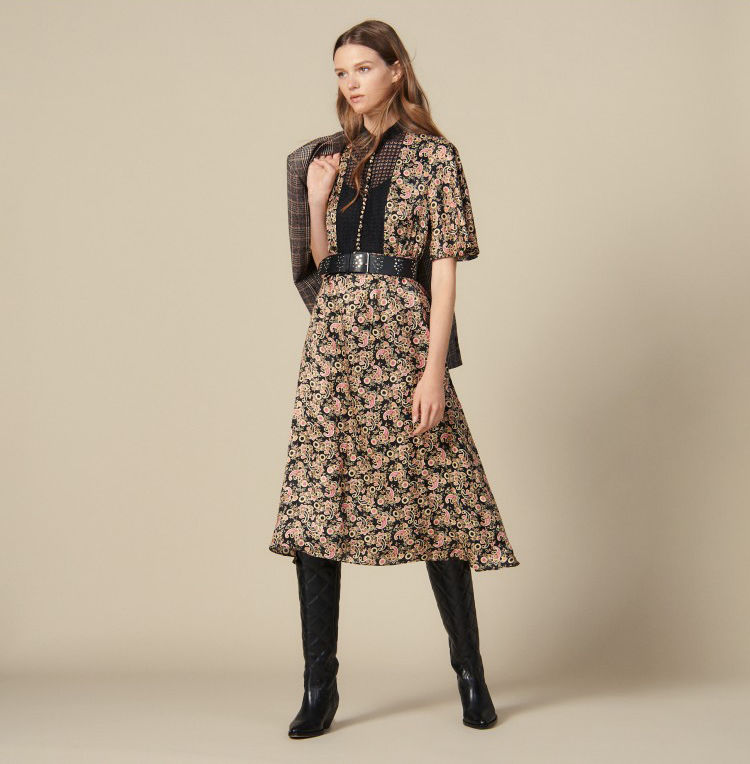 楽天市場】Maje マージュ LONG LUREX KNIT DRESS ワンピース