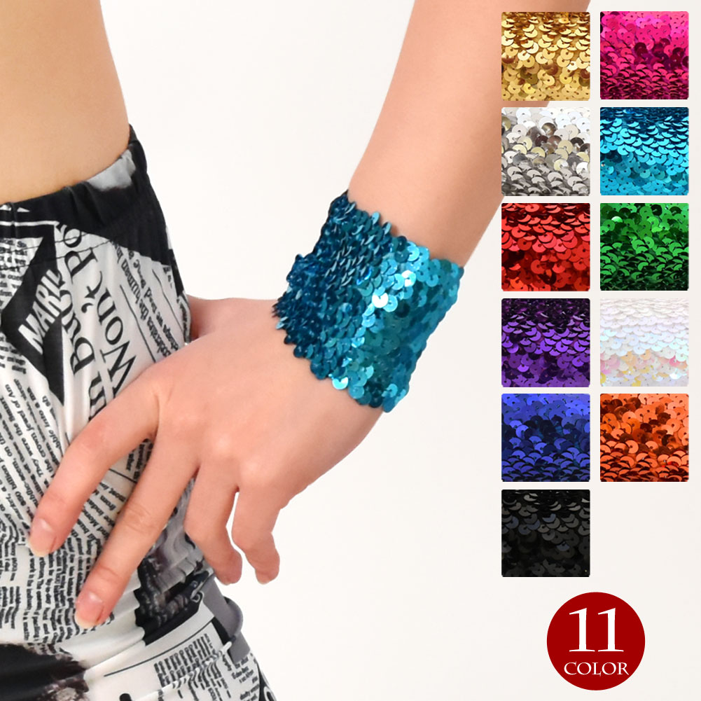 楽天市場】【即納】＼楽天ランキング獲得／ スパンコールリストバンド